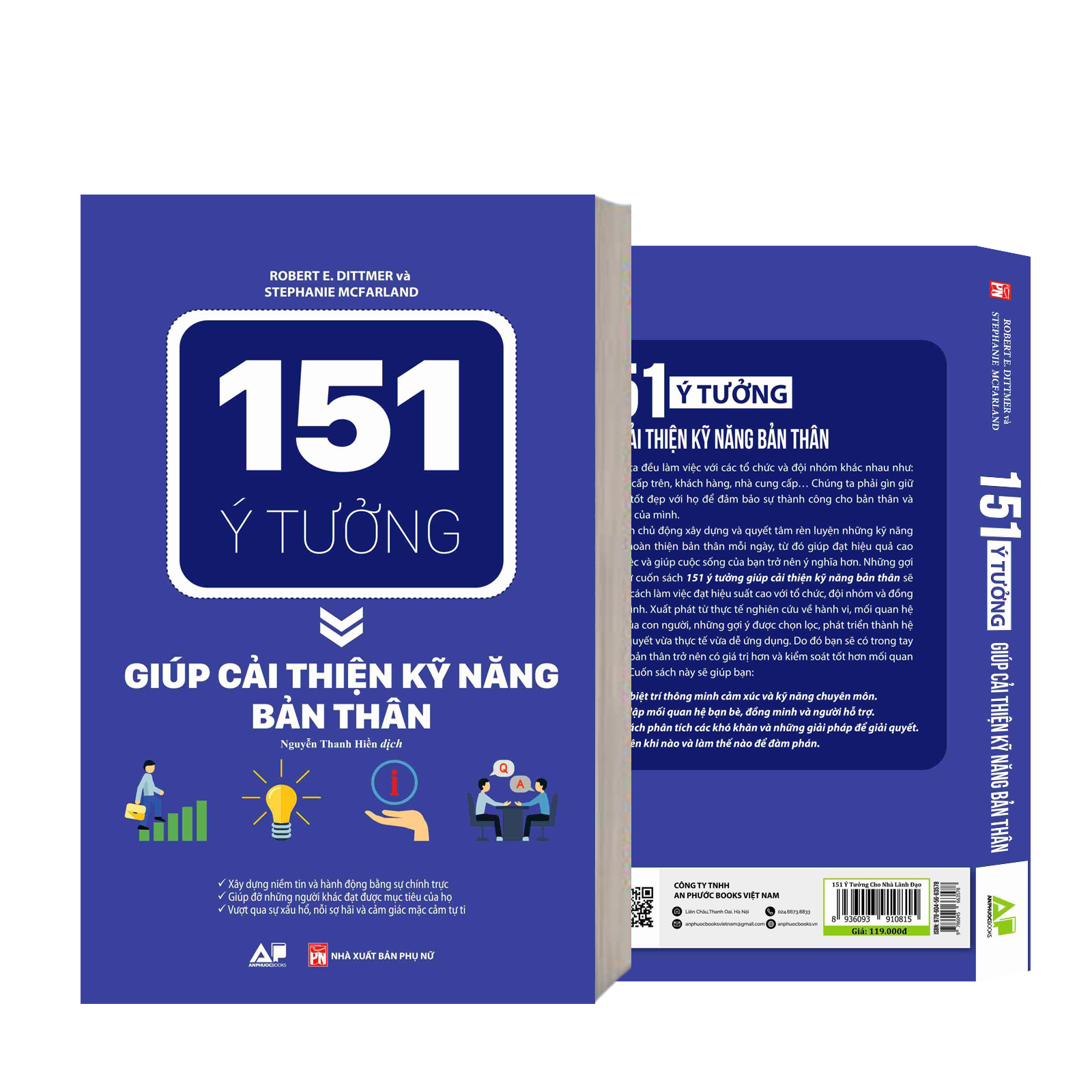 Combo 151 Ý Tưởng Người Lãnh Đạo Thông Minh + 151 Ý Tưởng Giúp Cải Thiện Bản Thân + 151 Ý Tưởng Khởi Nghiệp