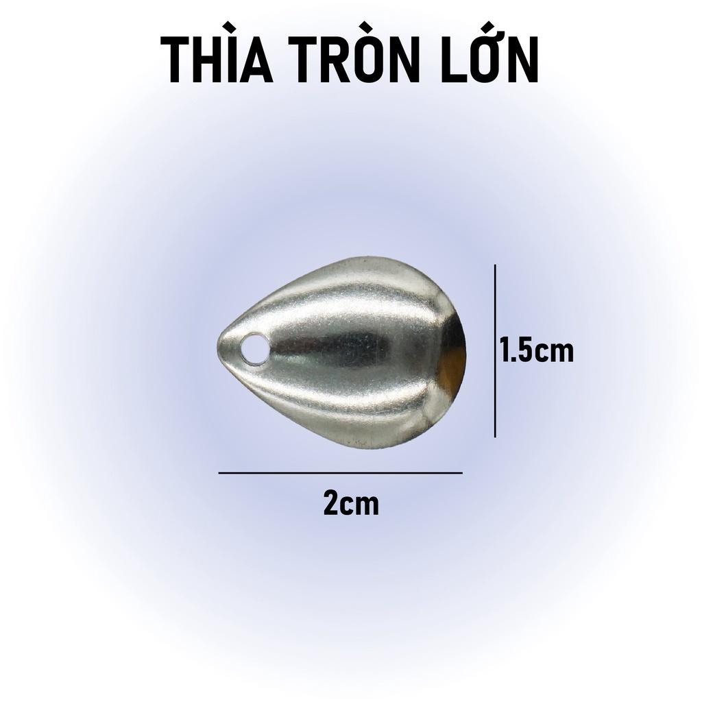 CÁC LOẠI THÌA / PHỤ KIỆN LÀM LƯỠI MỒI GIẢ NHÁI HƠI CÂU LURE CÁ LÓC SX THÁI LAN