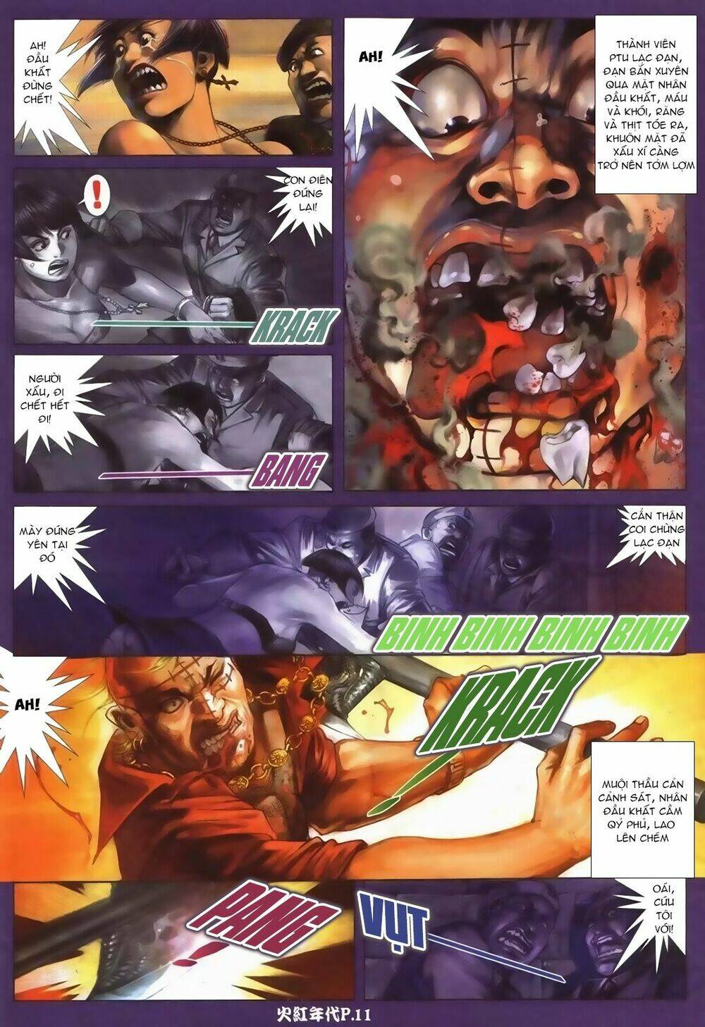 hỏa hồng niên đại hắc cốt đường chapter 86 10