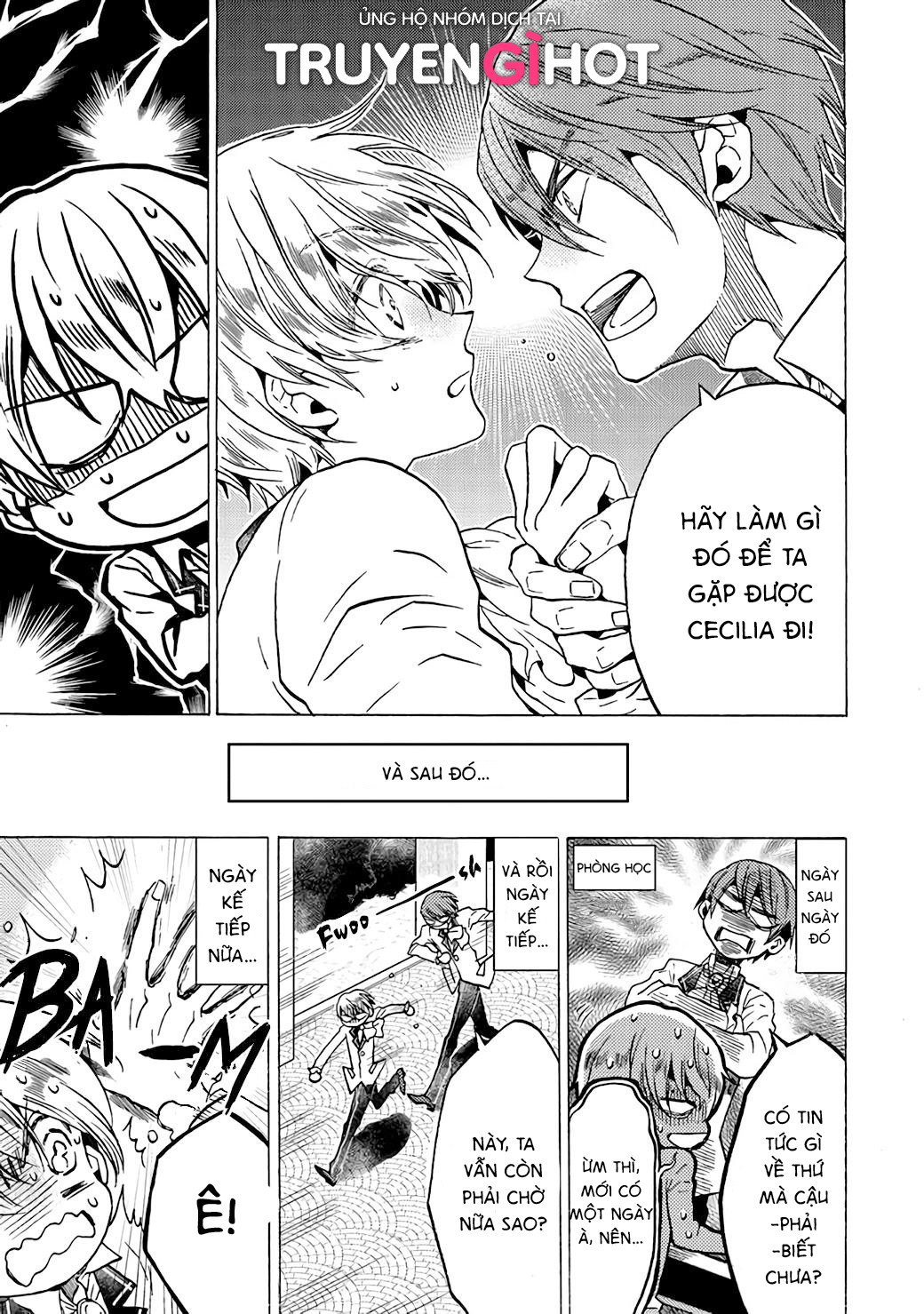 kẻ phản diện, cecilia silvie, không muốn chết, thế nên cô đã cải nam trang chapter 3.1 13
