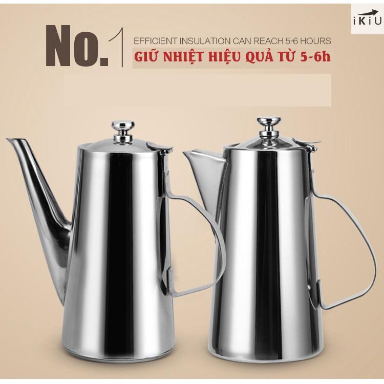 BÌNH TRÀ CAFE ĐA NĂNG CHẤT LIỆU INOX, DUNG TÍCH 1.5 LÍT ĐỂ BÀN- BÌNH TRÀ INOXCAO CẤP, KHÔNG GỈ SÉT
