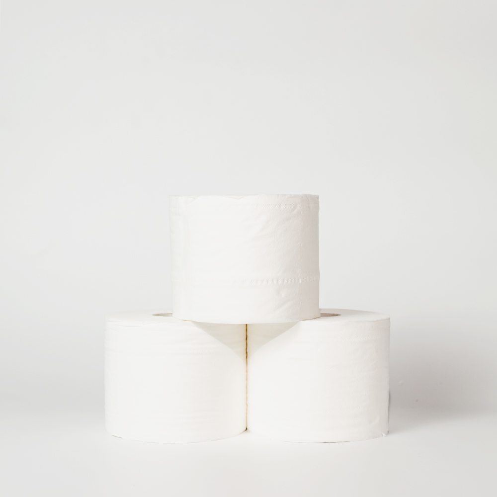 Giấy vệ sinh giấy cuộn cao cấp Ecotissue 3 lớp lốc 10 cuộn có lõi/không lõi cao cấp mềm dai tự nhiên