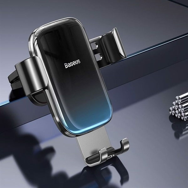 Baseus -BaseusMall VN Bộ đế giữ điện thoại khóa tự động dùng cho xe hơi Baseus Metal Age Gravity Car Mount (Hàng chính hãng)