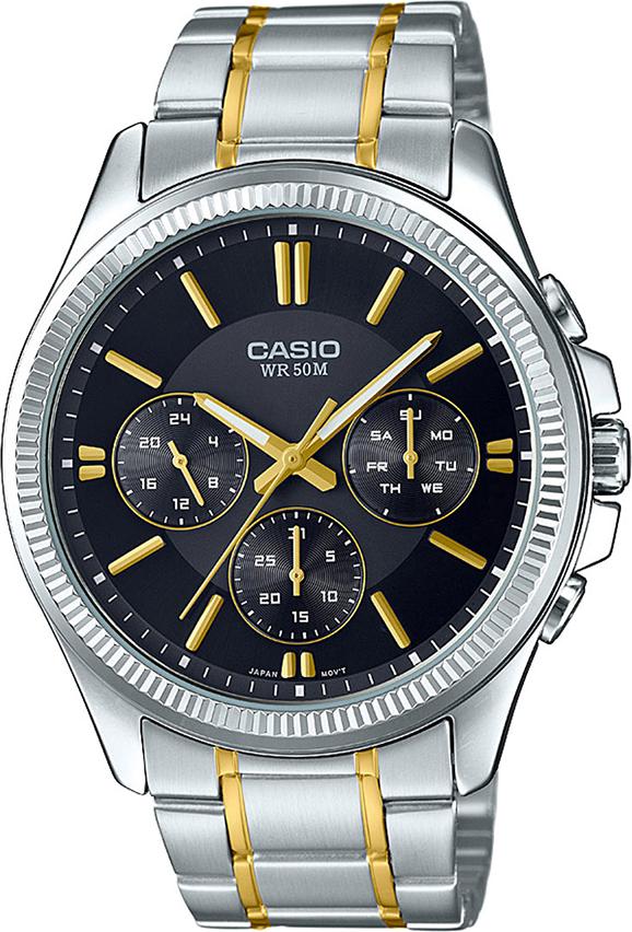 Đồng Hồ Nam Dây Thép Không Gỉ Casio MTP-1375SG-1AVDF (42mm)