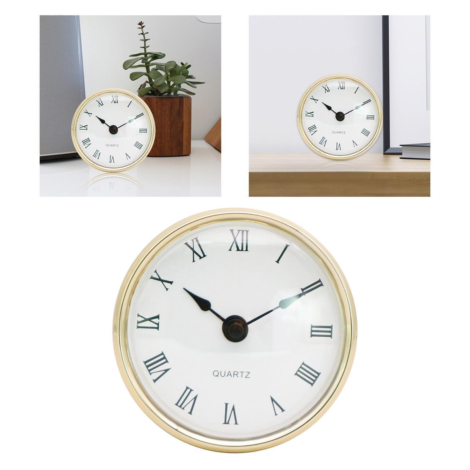 2xQuartz Clock Insert Digital Classic Silent for Office Home School