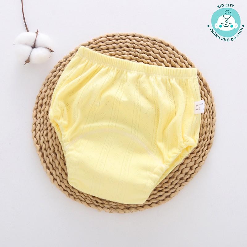 Quần bỏ bỉm vải 6 lớp cao cấp, chất liệu vải mềm mịn, thoáng mát, chống hăm dành cho các bé từ 4-18kg