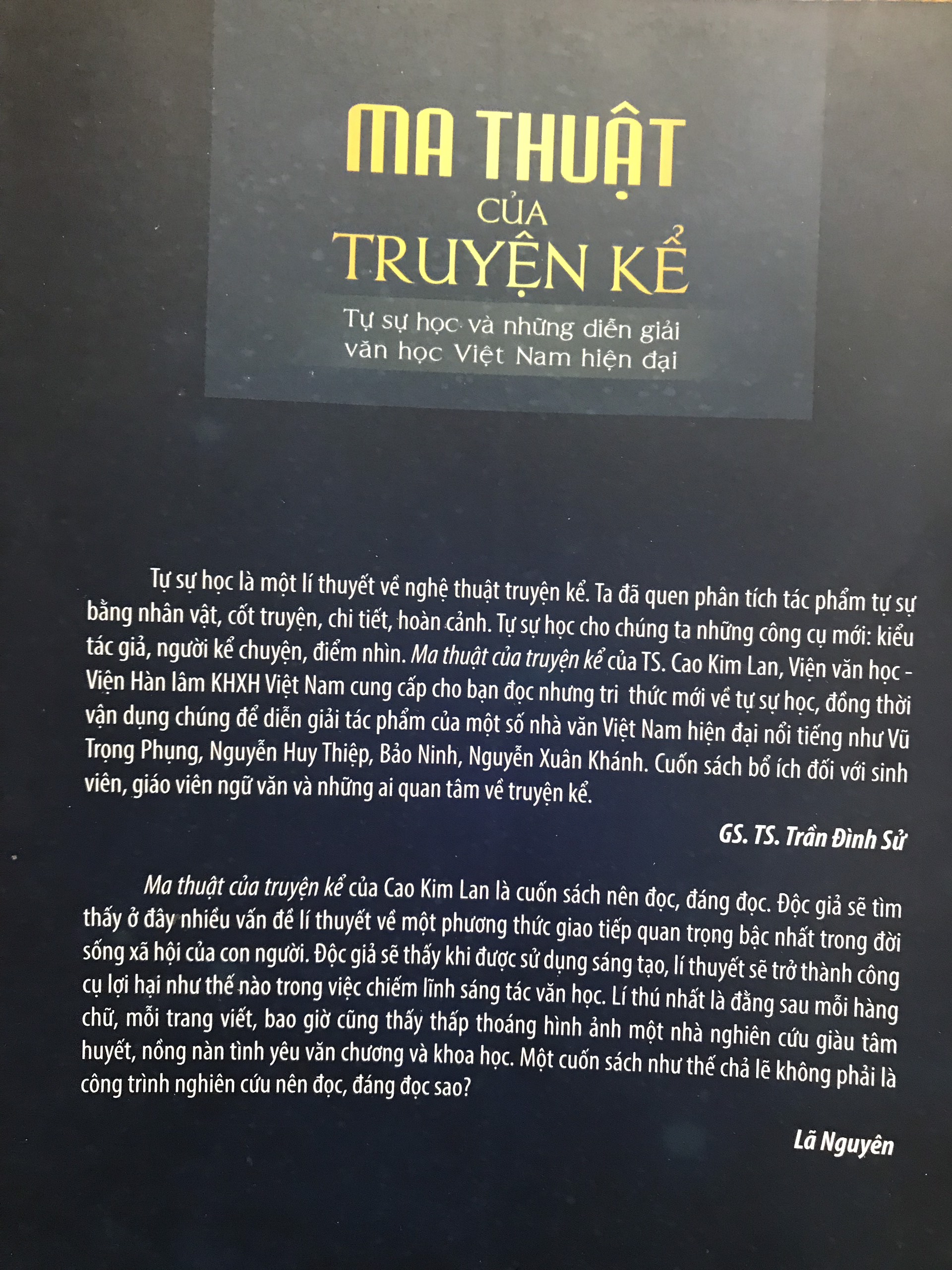 Ma Thuật Của Truyện Kể: Tự Sự Học Và Những Diễn Giải Văn Học Việt Nam Hiện Đại