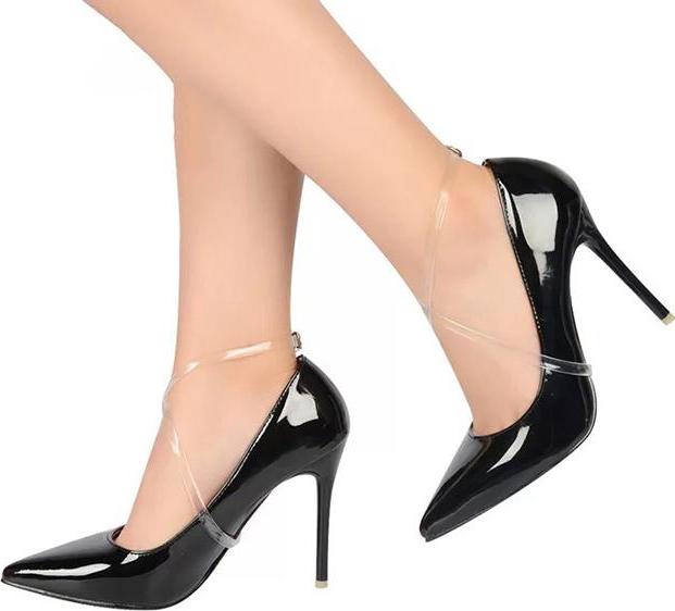 Dây giày cao gót bằng silicon chống rộng cho giày cao gót , phụ kiện thay thế miếng lót giày, miếng dán gót giày siêu hiện đại