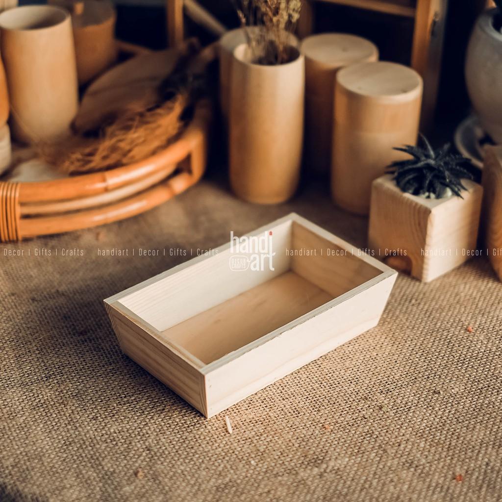 Hộp gỗ đựng đồ ăn - Hộp gỗ đựng sản phẩm - wooden food tray