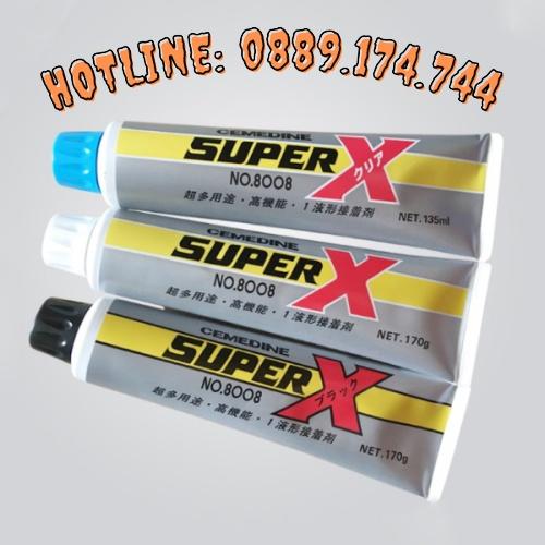 Keo Cemedine Super X 8008 135ML màu trong suốt