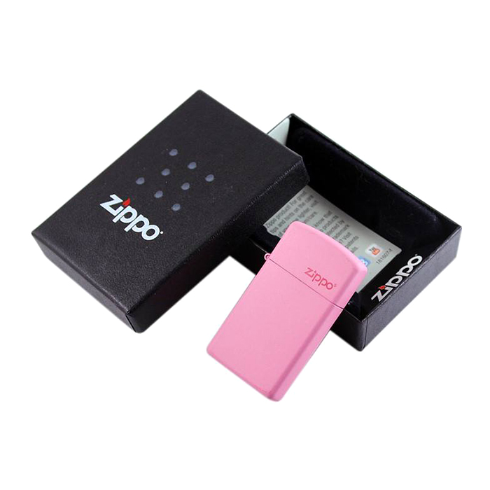 Bật Lửa Zippo 1638zl - Slim Pink Matte