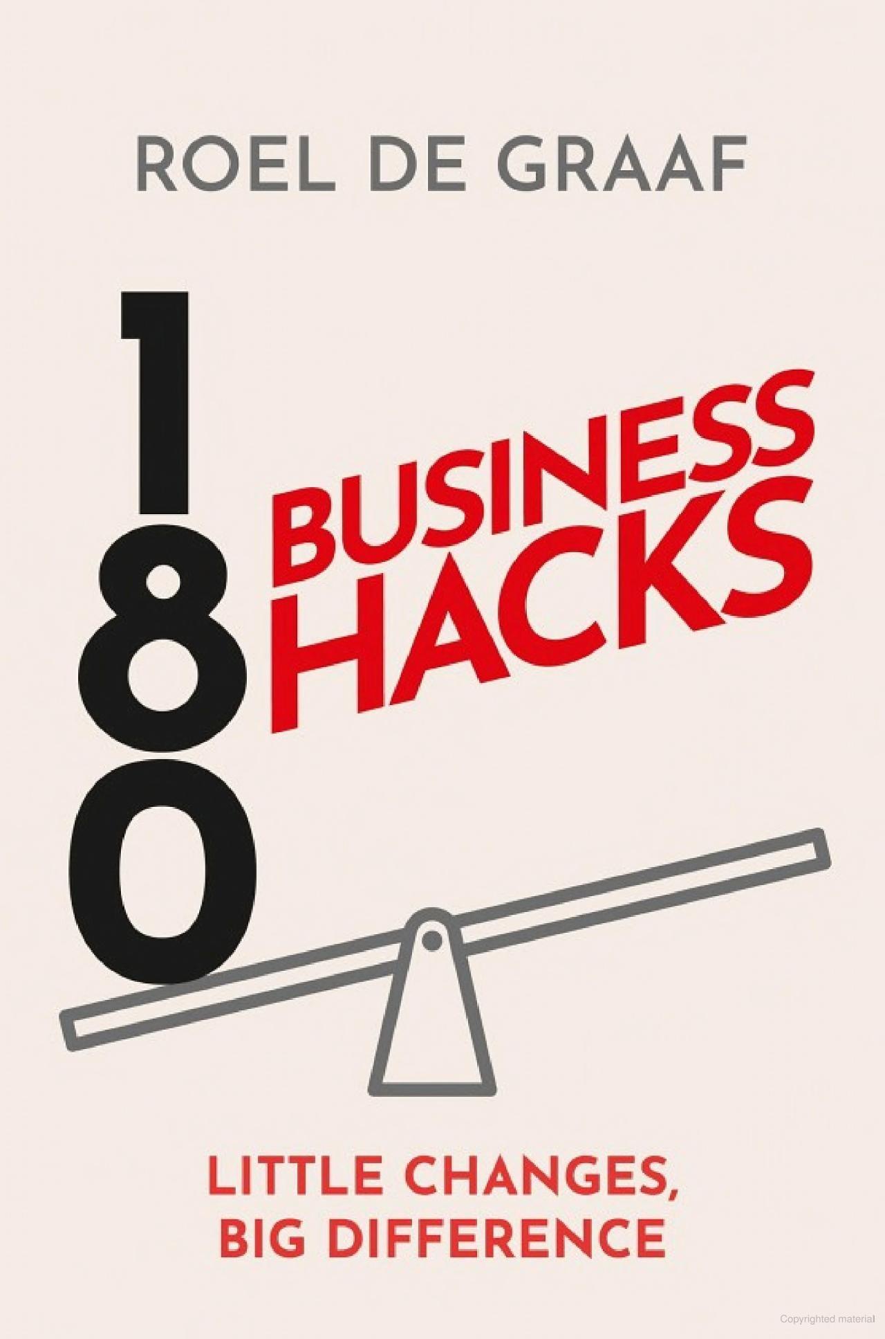 Sách ngoại văn: 180 Business Hacks
