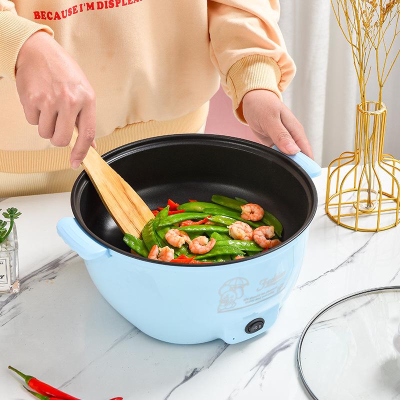 Đặc Biệt Mới Nhiều Màu Sắc Điện Nồi Lẩu Hấp Chảo Chống Dính Chảo Mini Nồi Đồ Gia Dụng
