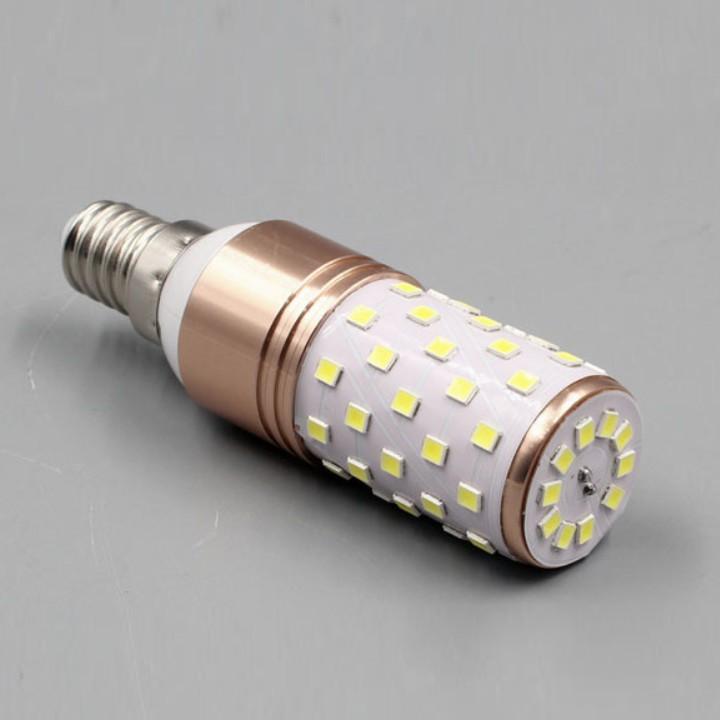️️ Bóng đèn led ngô 12W Chất lượng cao E14 220v ánh sáng trắng T720I