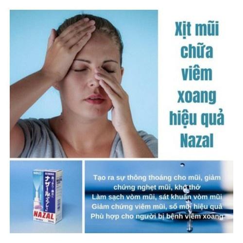 Xịt xoang mũi NAZAI 30ml Hàng Nhật Mẹ và Bé Unmmei