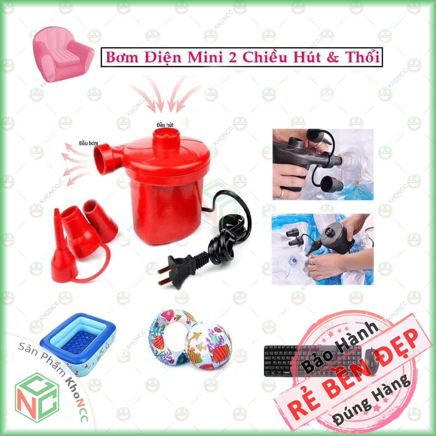 Hồ Bể Bơi 3 Tầng Cho Bé Kích Cỡ 1m3 1m5 1m8 2m1 - Giải Nhiệt Mùa Hè - Vui Chơi Cả Ngày - KLM-BB3T