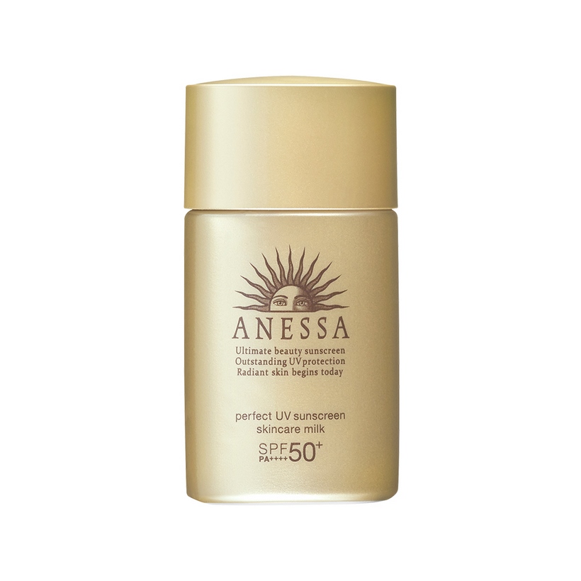 Kem chống nắng dạng sữa dưỡng da kiềm dầu bảo vệ hoàn hảo Anessa Perfect UV Sunscreen Skincare Milk SPF 50+ PA++++ 20ml