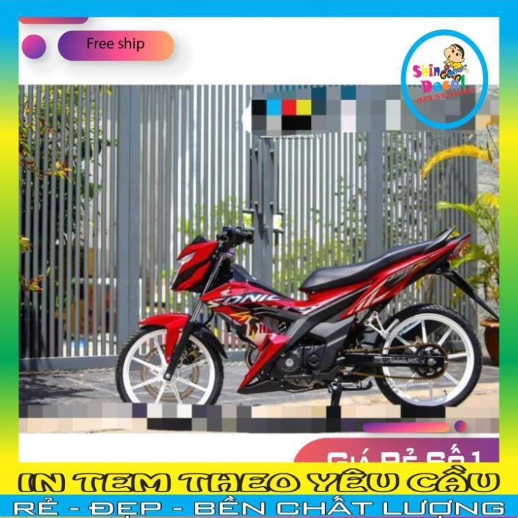 TEM RỜI SONIC 150 ĐỎ