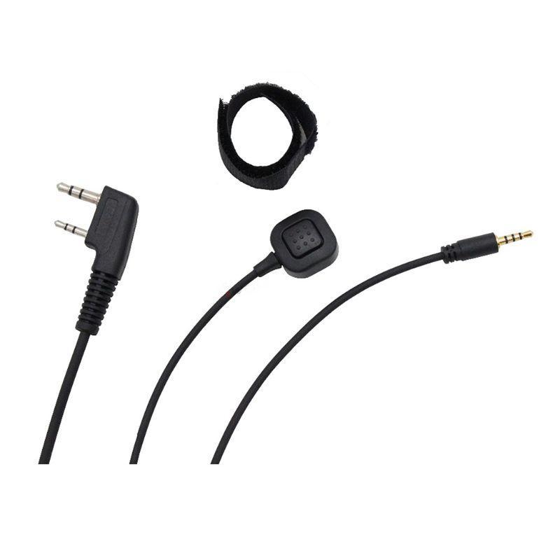 Dây Cáp Kết Nối Tai Nghe Bluetooth Hai Chiều Cho Mũ Bảo Hiểm IWO Vimoto V3 Baofeng UV-5R UV-82 GT-3