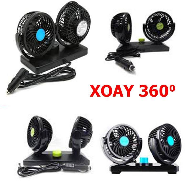 Quạt Đôi 12V Cho Ô Tô