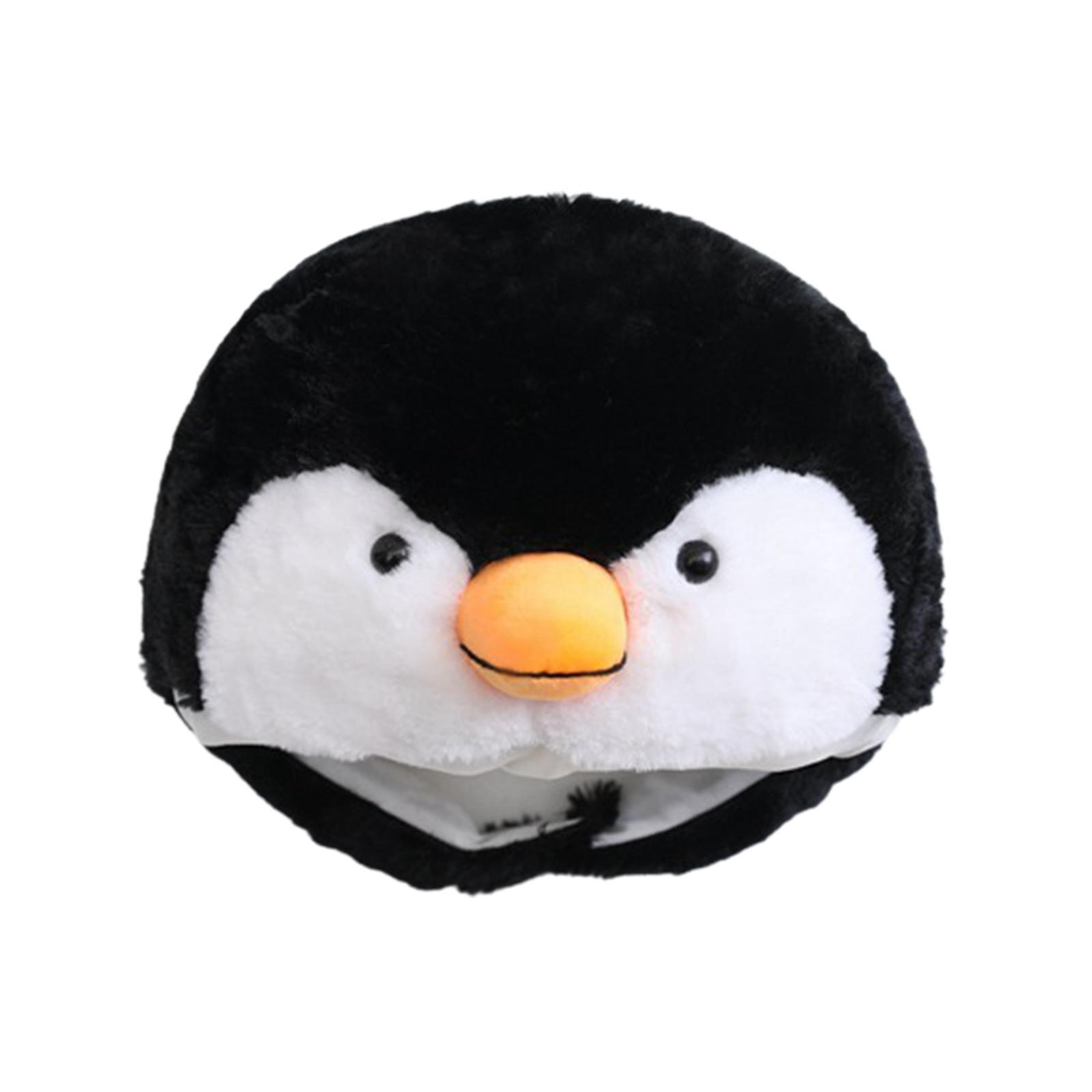 Penguin Plush Hat Ski Hat Costume Cartoon Plush Hat for Christmas Cosplay