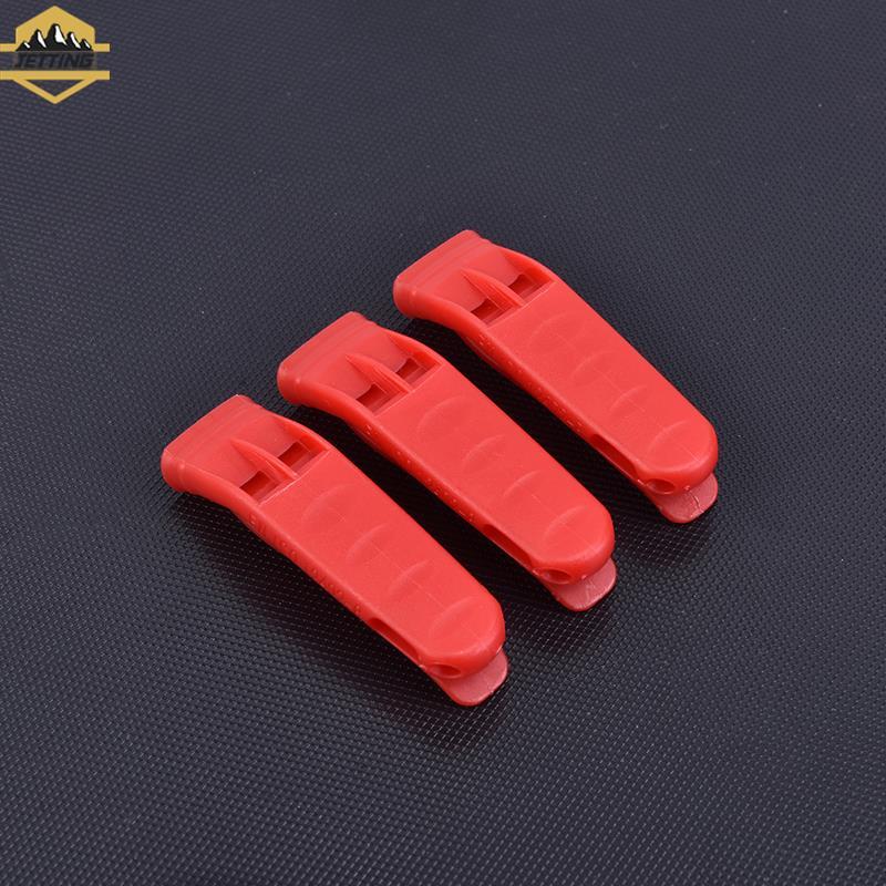 5 Cái/lốc Thuyền Kayak Lặn Biển Cứu Hộ Khẩn Cấp An Toàn Còi Thể Thao Dưới Nước Cứu Sinh Cắm Trại Chèo Thuyền Bơi Còi Mới Color: Red