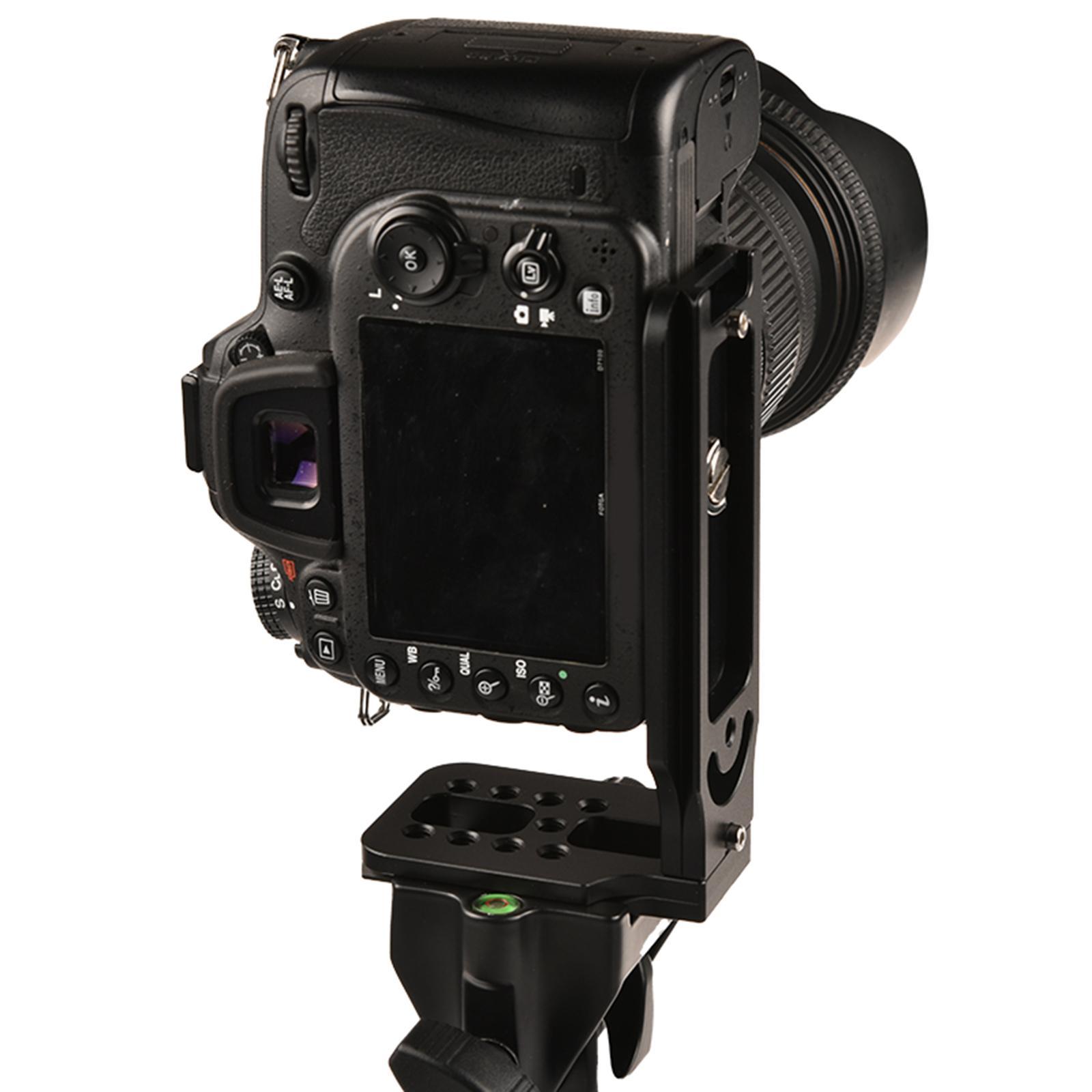 Quick Release Plate Camera L Bracket for Tripod Ball Head Adapter Mount