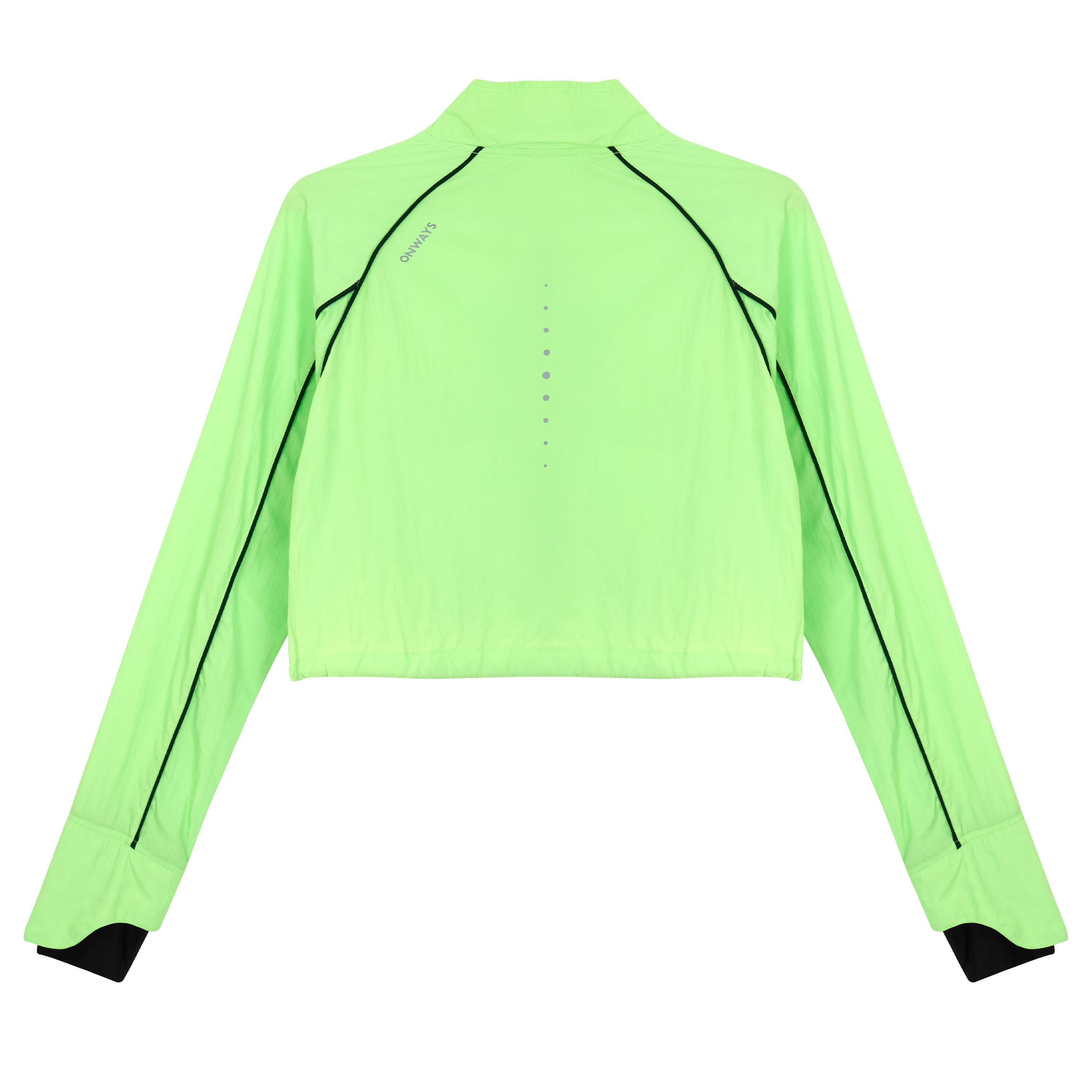 ÁO KHOÁC THỂ THAO CROPTOP ONWAYS NỮ THOÁNG MÁT, MỎNG NHẸ, ỐNG TAY XỎ NGÓN CHỐNG NẮNG TIỆN LỢI VIVIAN RELAX CROPPED JACKET W14165
