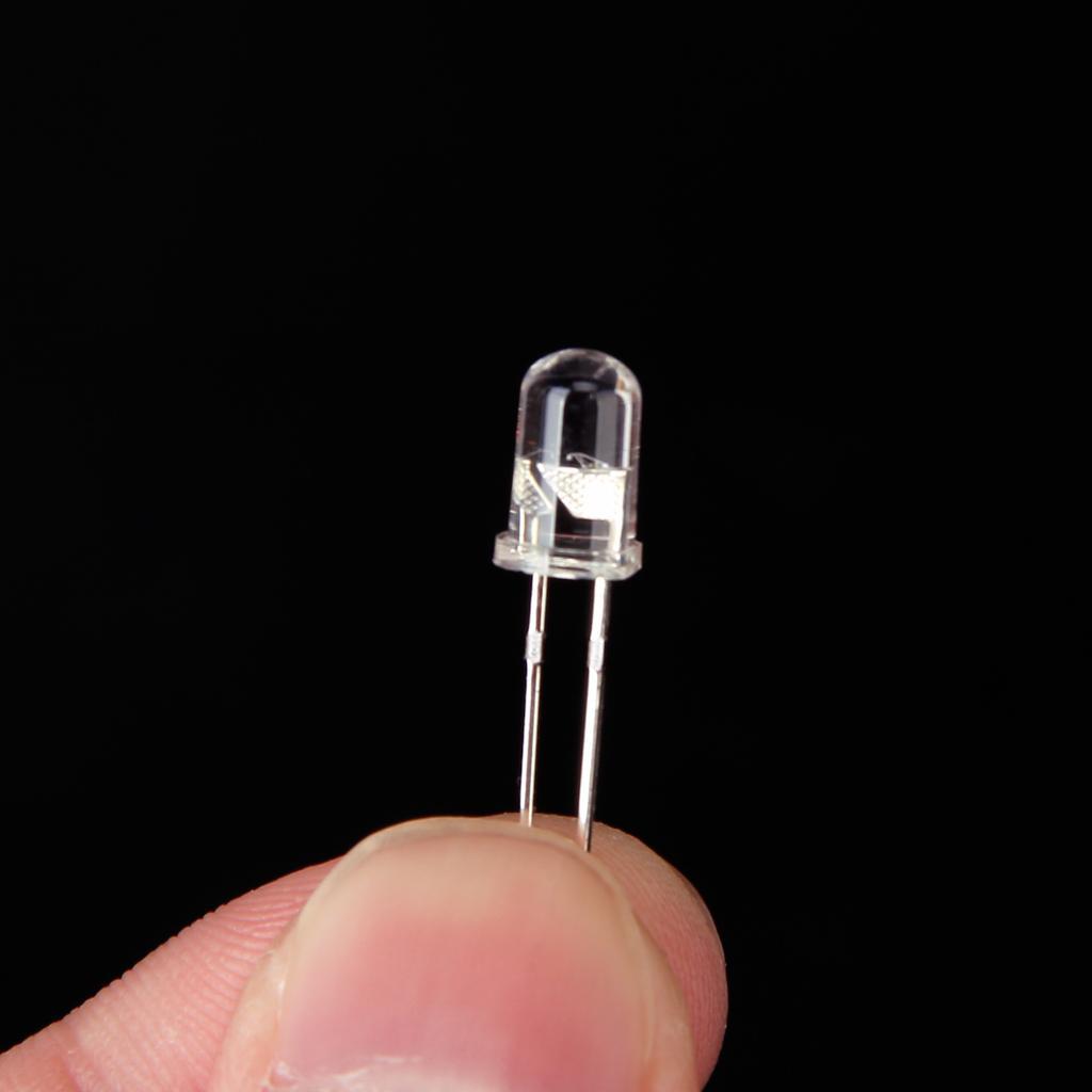 3-4pack 50pcs 5mm RGB LED Light Emitting Diode