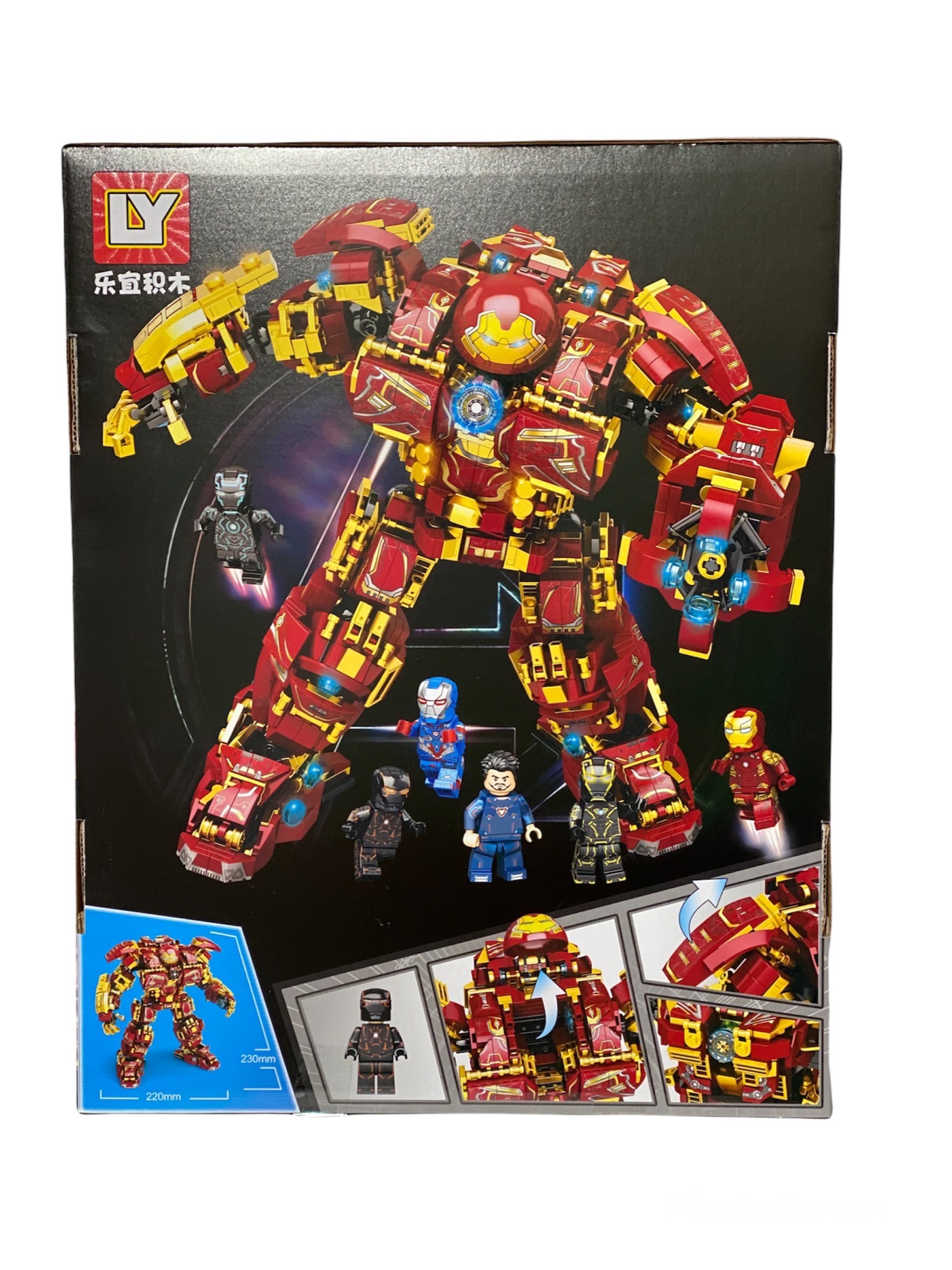 1450PCS ĐỒ CHƠI LẮP GHÉP MÔ HÌNH NGƯỜI SẮT HULKBUSTER 76026
