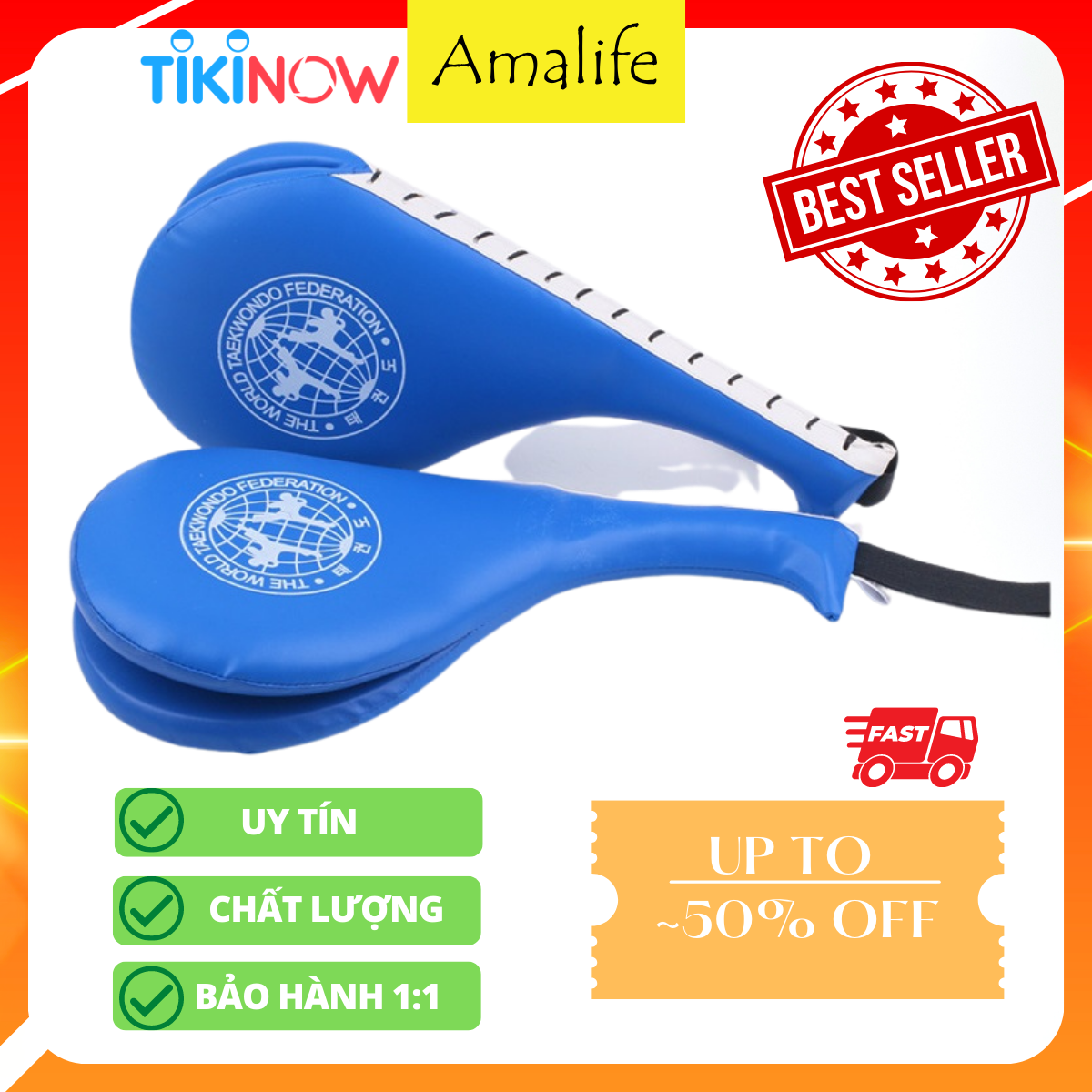 Đích đá Boxing, tập Võ Taekwondo, Vovinam, Karatedo V60 Chính Hãng Amalife