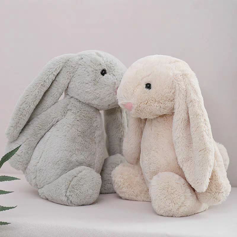 Thỏ tai dài, thỏ bông JELLYCAT BUNNY cao cấp cho bé, chất mềm mịn an toàn, size đại