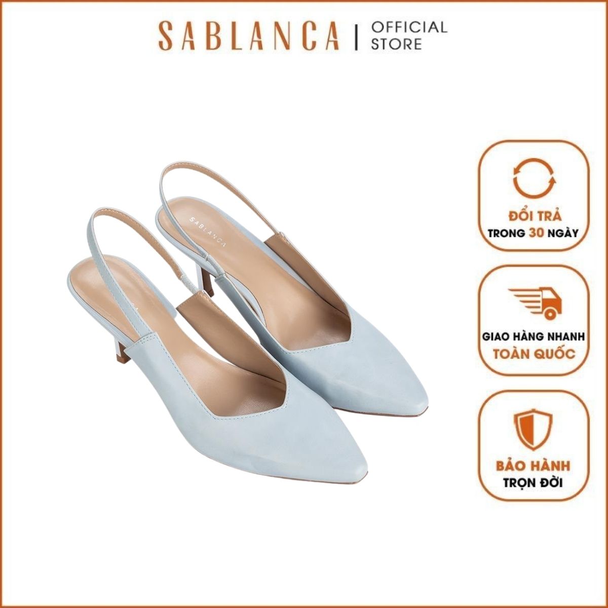 SABLANCA - Giày Sandal cao gót mũi nhọn SN0150