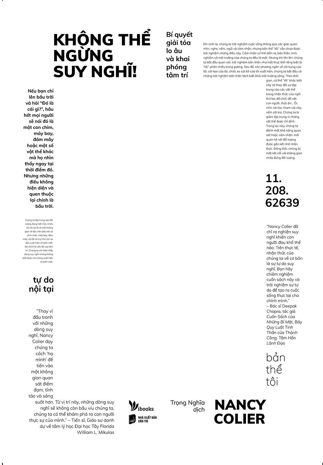 Không Thể Ngừng Suy Nghĩ: Bí Quyết Giải Tỏa Lo Âu Và Khai Phóng Tâm Trí