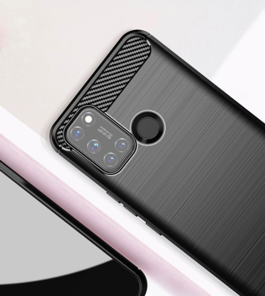 Ốp lưng chống sốc Vân Sợi Carbon cho Realme C17