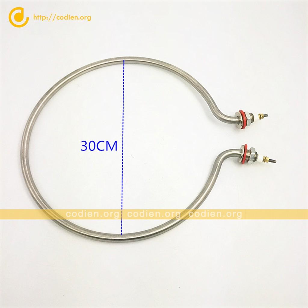 Điện trở vòng tròn phi 20cm công suất 4kw 5kw điện áp 380V 220V