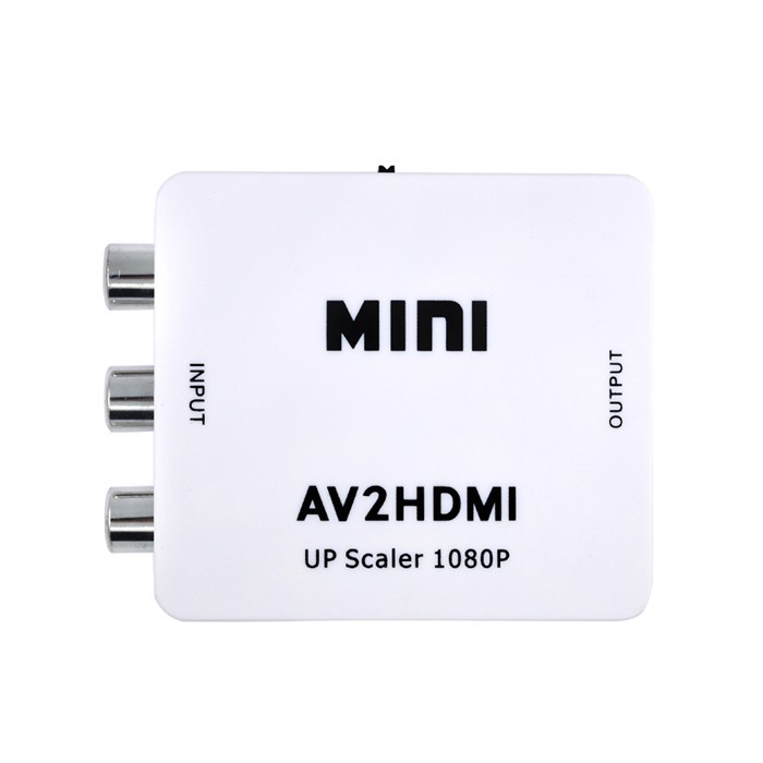 HUB Chuyển đổi mini AV sang HDMI Hỗ trợ đầu ra HDMI 1080p hoặc 720p