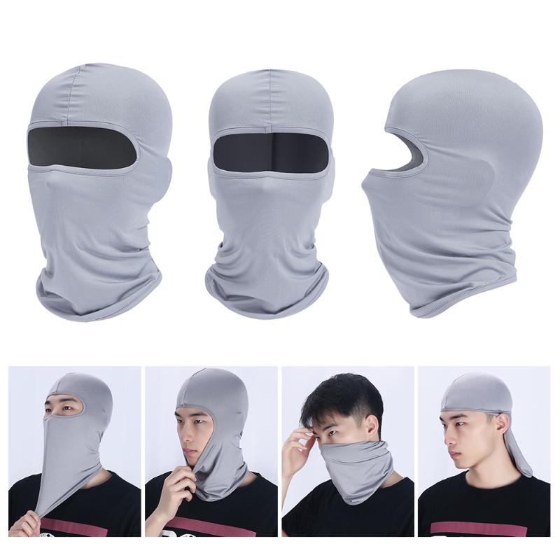 Mũ xe đạp nam Balaclava Full Face Ski Mask Hood đi bộ cắm trại săn bắn chiến thuật quân sự Airsoft Mũ xe đạp mũ cổ Color: 08