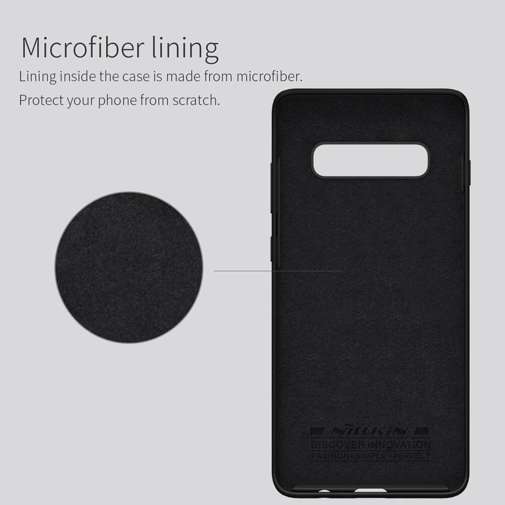 Ốp lưng chống bám bẩn silicon cho Samsung Galaxy S10 mỏng 1mm hiệu Nillkin Flex Pure Cover Case - chống sốc cực tốt, chất liệu cao cấp, gờ bảo vệ camera - Hàng nhập khẩu