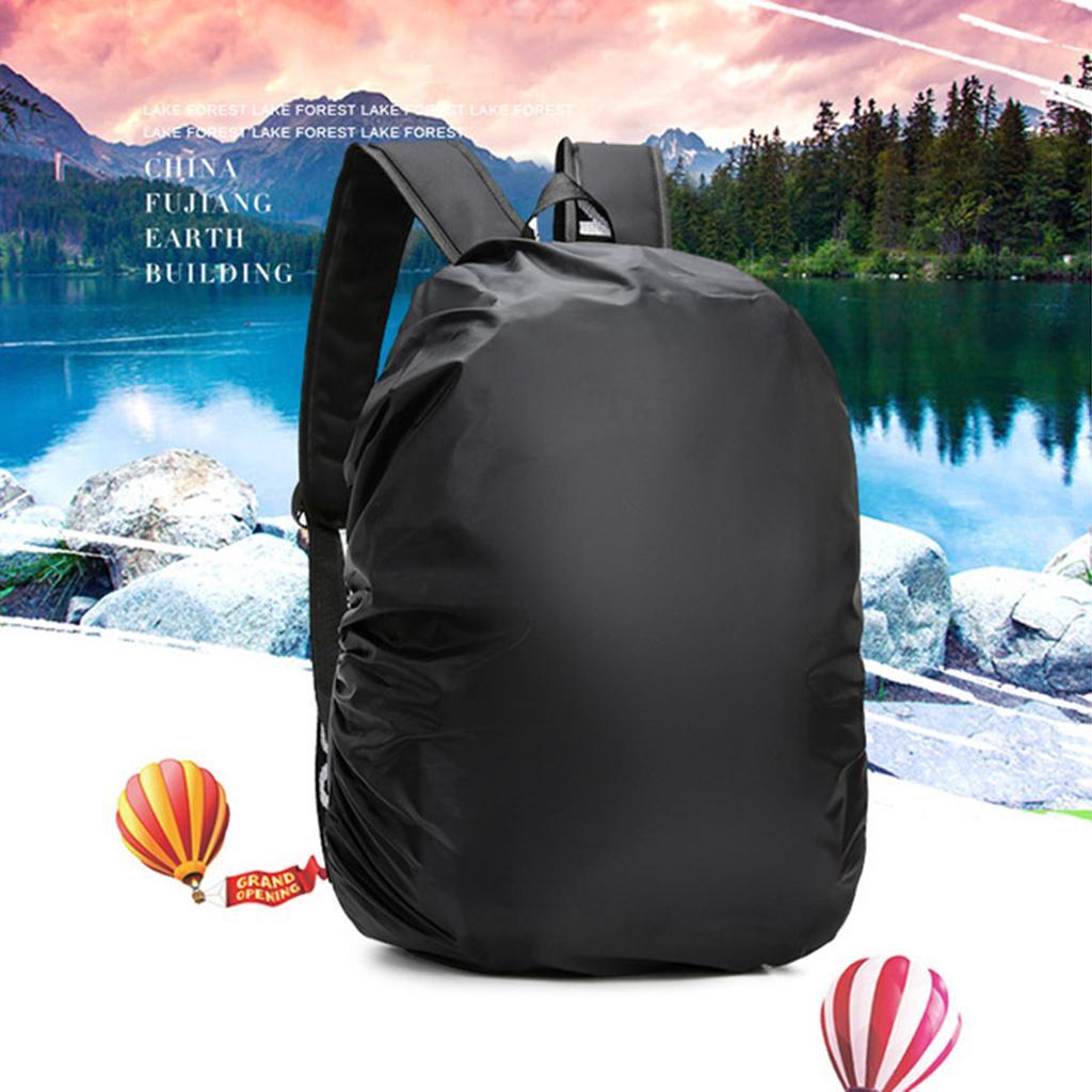 2 Pieces Backpack Rain Cover Camping Hiking Rucksack Protector 35L