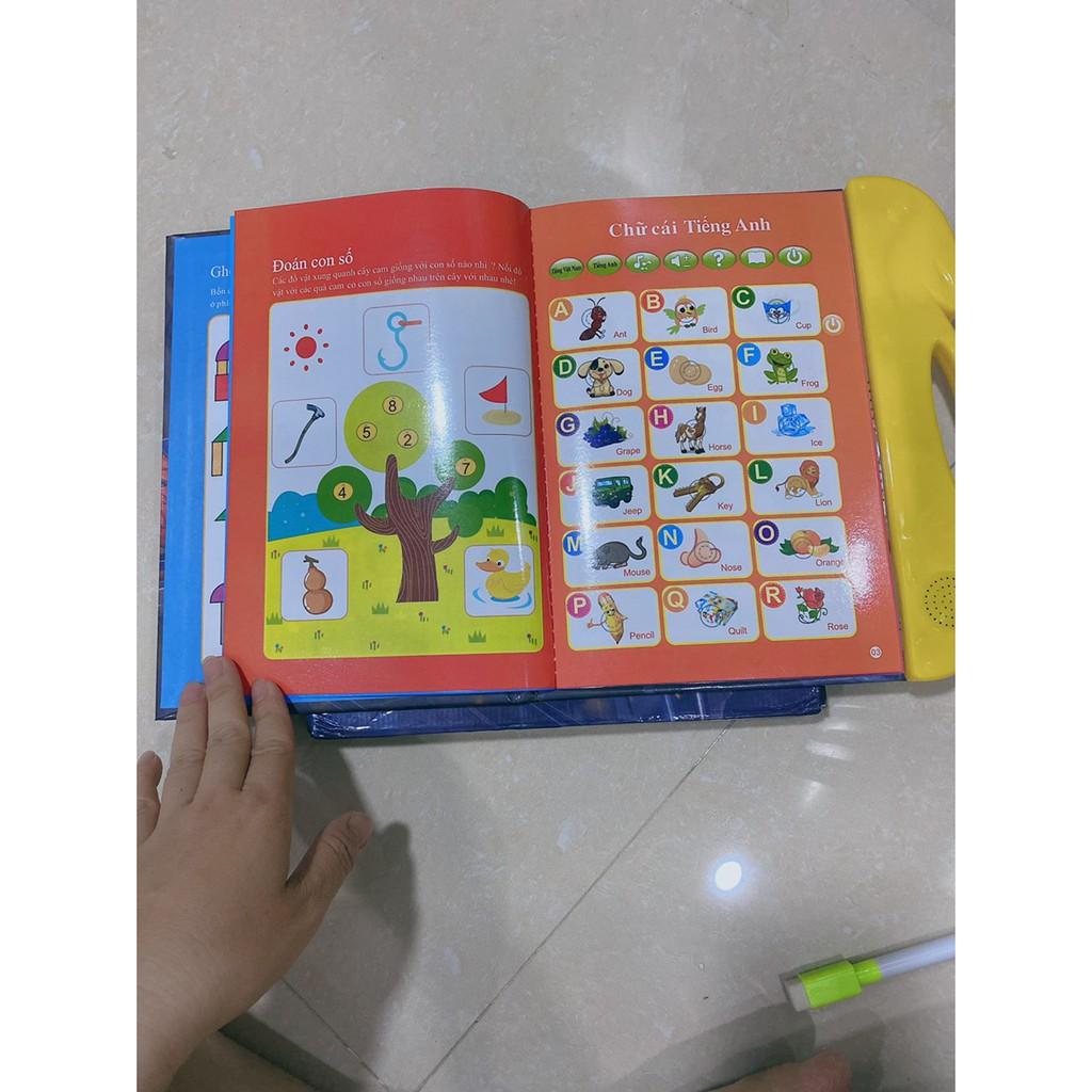 Sách Nói Điện Tử Song Ngữ Thông Minh - Giúp Bé Học Tốt Tiếng Anh, Có Tặng Kèm Pin