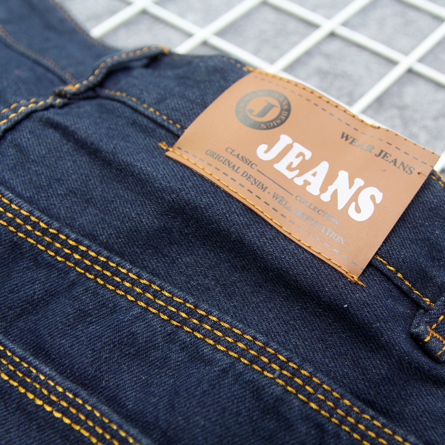 Quần short jean nam xanh đen vải đẹp Q393 Muidoi | quần nam | quần short nam - 32