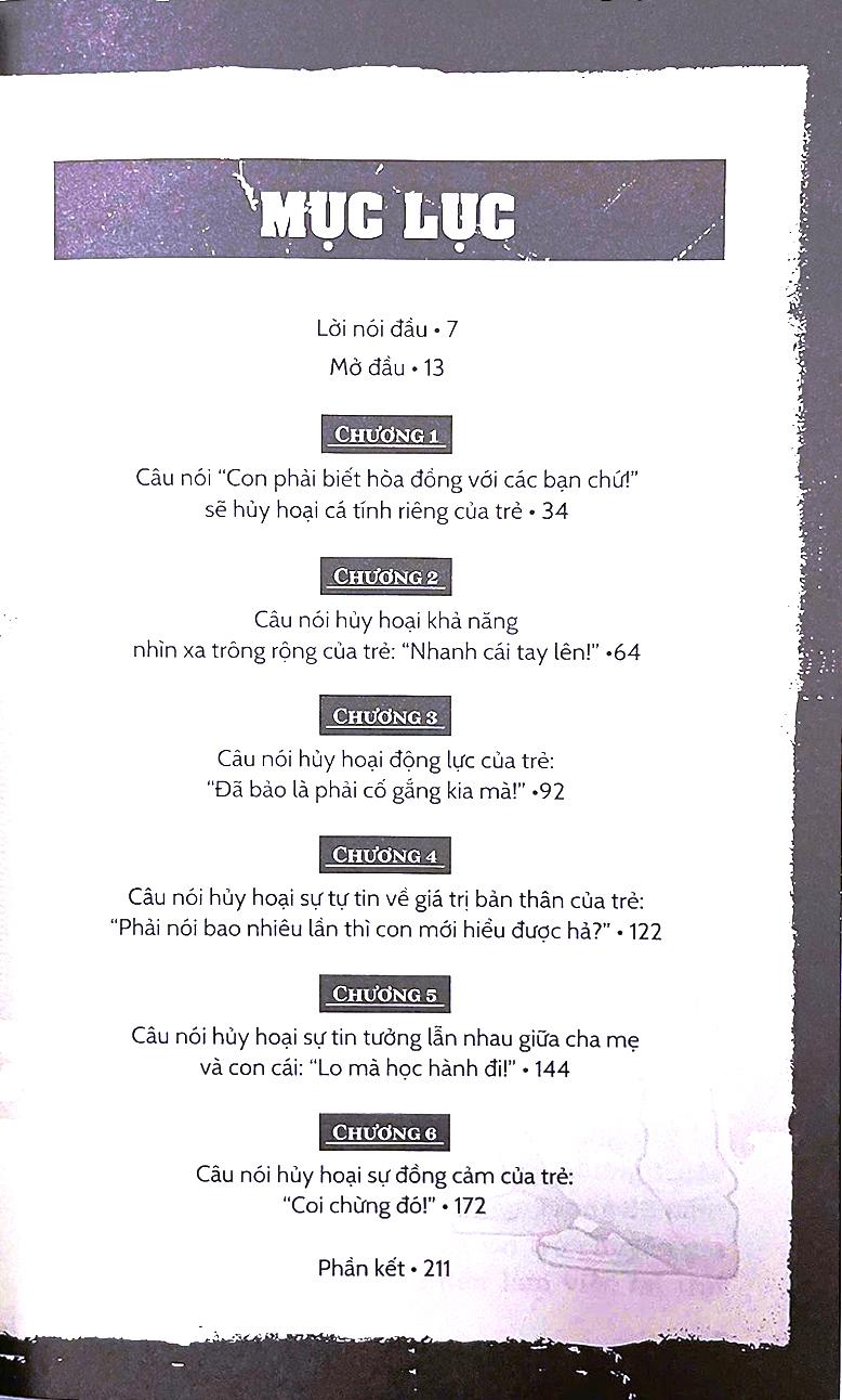 Sách - Những Lời Nói Tác Động Đến Trẻ