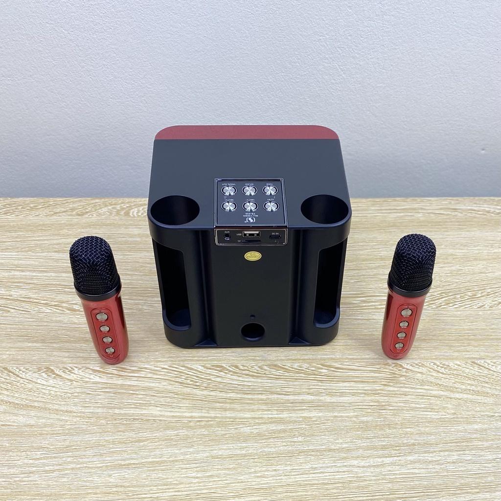 Loa Karaoke Bluetooth YS-232 Kèm 2 Micro Không Dây