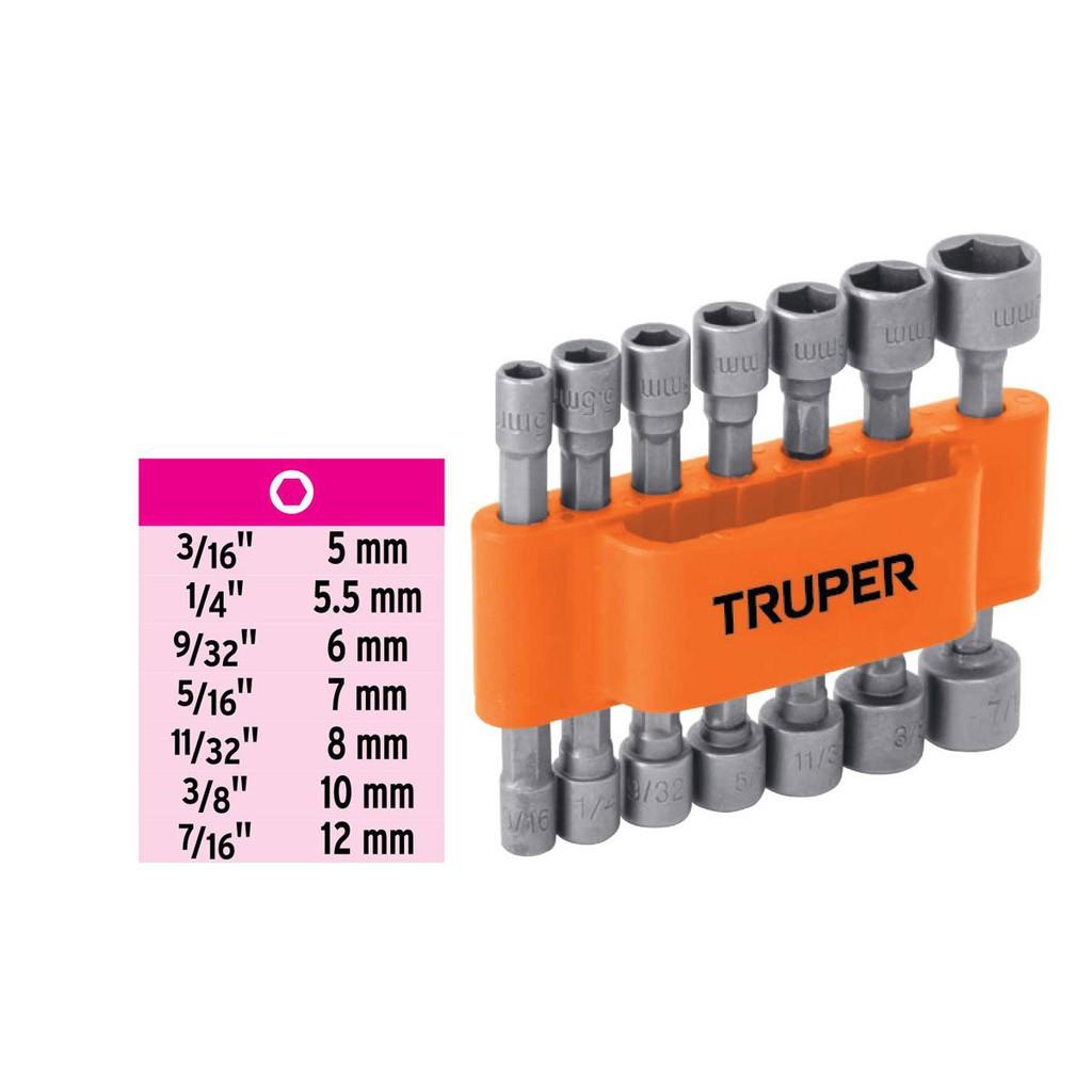 Bộ đầu vít bắn tôn 14 chi tiết 5-12mm Truper PUNCA-14