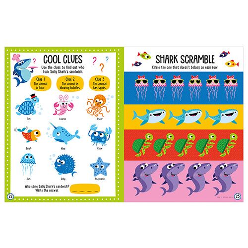 Balloon Stickers Shark Reef Activity Book
