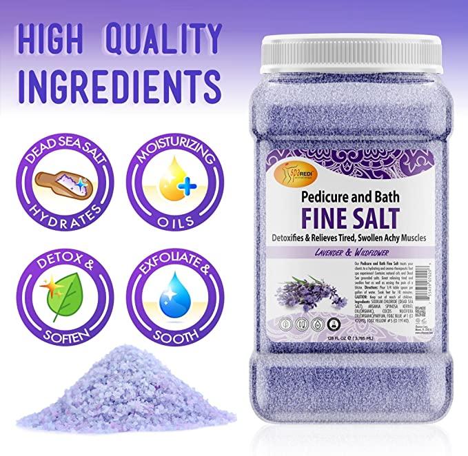 Muối tắm Pedi Bath Fine Salt mùi Oải Hương 3785 ml