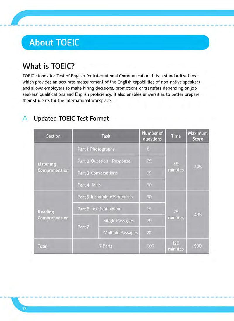 Sách Abc Toeic LC (For The Revised Test Format 2019 In Viet Nam) (Kèm file MP3)
