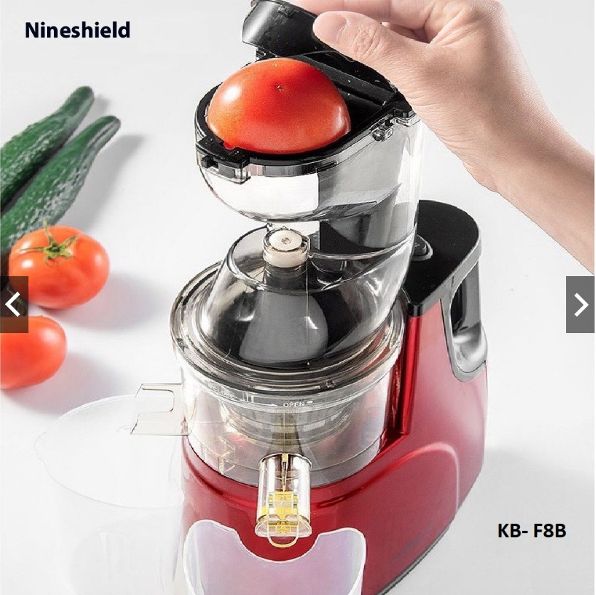 Máy Ép Chậm Nguyên Quả NINE SHIELD KB-F8B tiện lợi, lấy nước nguyên chất
