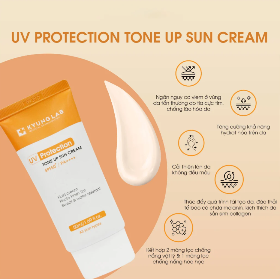 Kem chống nắng nâng tone Kyung Lab UV Protection Tone Up Sun Cream - 50ml